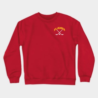 Flames Hockey Small Logo Crewneck Sweatshirt